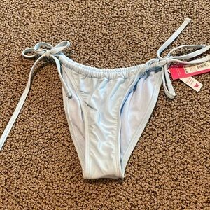 NWT Xhilaration Light Blue String Bikini Bottom Size Medium